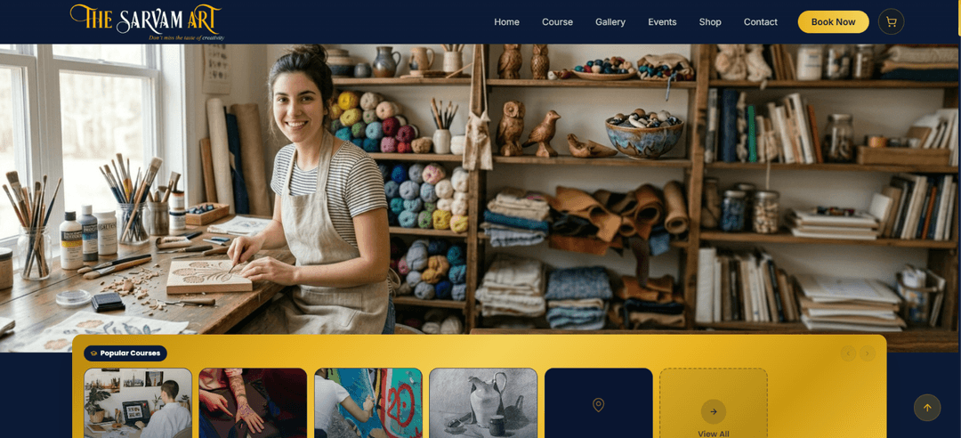 EdTech Platform (The Sarvam Art)